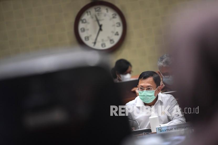 Mantan Menteri Kesehatan Terawan Agus Putranto. Wakil Ketua DPR Sufmi Dasco sebut pemecatan Terawan berbahaya untuk dunia kedokteran.