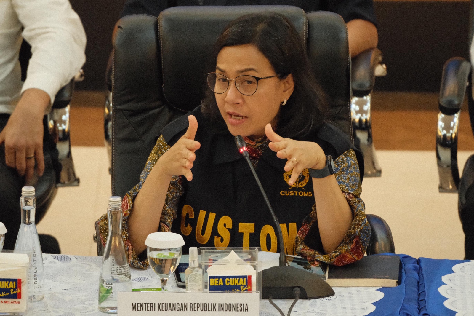 Menteri Keuangan (Menkeu) Sri Mulyani Indrawati menggelar rapat koordinasi untuk membahas operasional BPJS Ketenagakerjaan tahun 2025. (ilustrasi)