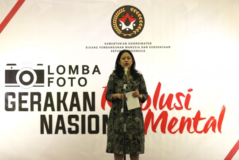 Menteri Koordinator Bidang Pembangunan Manusia dan Kebudayaan Puan Maharani.