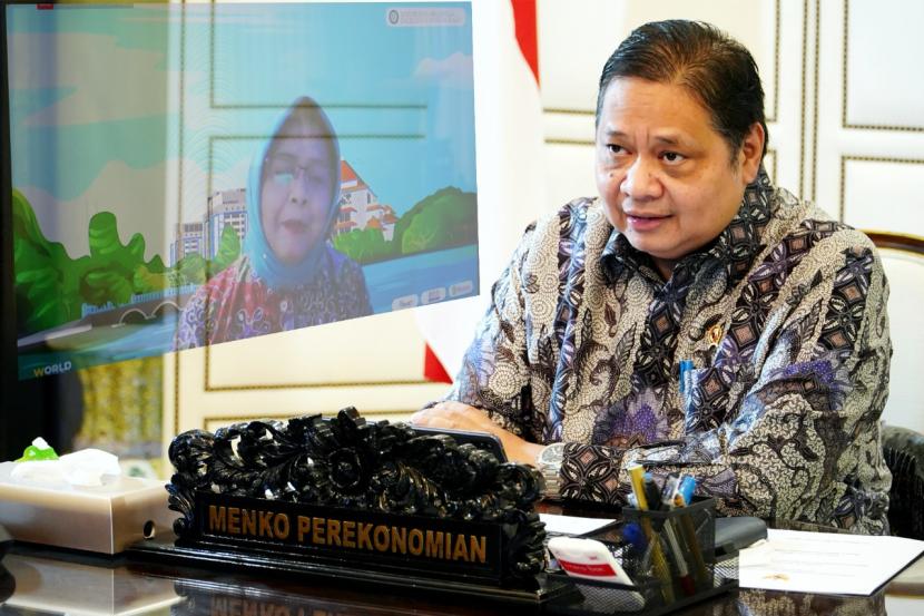Menteri Koordinator Bidang Perekonomian (Menko Perekonomian, Airlangga Hartarto.