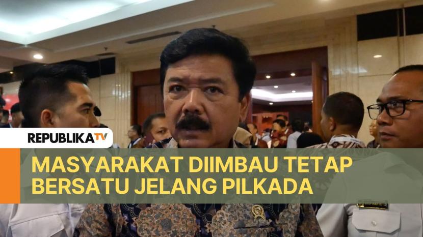  Menteri Koordinator Bidang Politik, Hukum dan Keamanan (Menko Polhukam) Hadi Tjahjanto mengimbau kepada masyarakat tetap bersatu jelang Pilkada 2024.