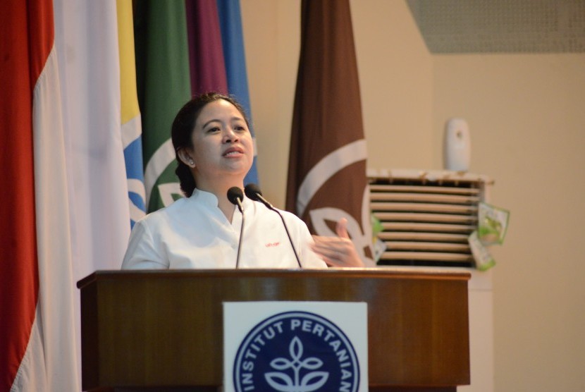 Menteri Koordinator Pembangunan Manusia dan Kebudayaan (Kemenko PMK), Puan Maharani.