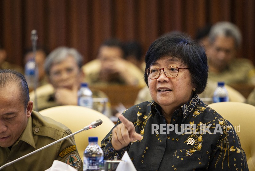Menteri Lingkungan Hidup dan Kehutanan (LHK) Siti Nurbaya Bakar 