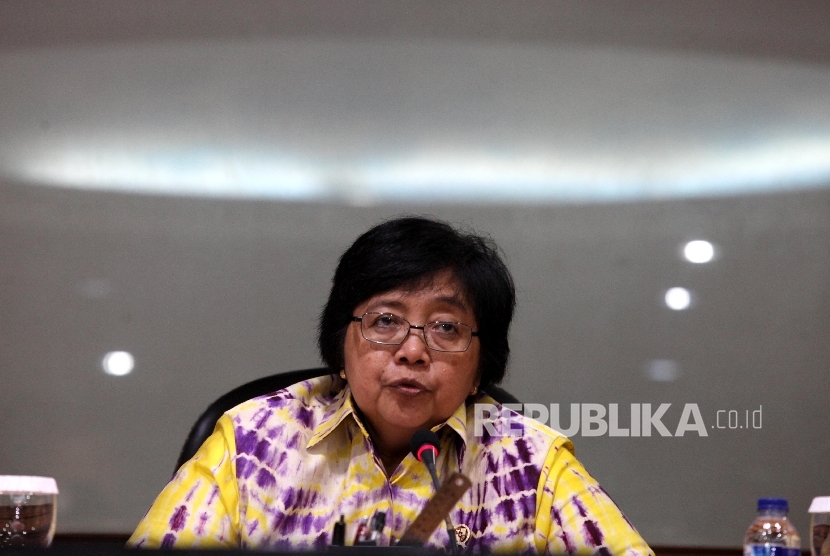 Menteri Lingkungan Hidup dan Kehutanan (LHK) Siti Nurbaya 