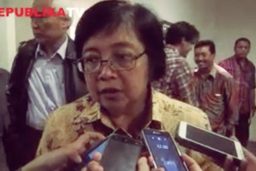Menteri Lingkungan Hidup dan Kehutanan, Siti Nurbaya Bakar 
