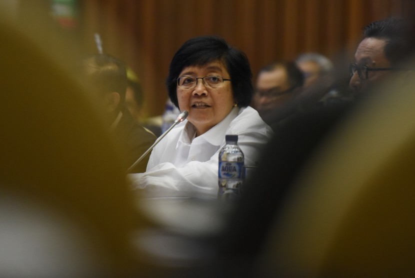 Menteri Lingkungan Hidup dan Kehutanan, Siti Nurbaya Bakar 