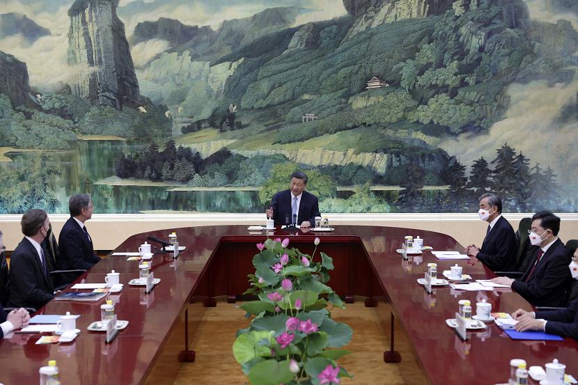Menteri Luar Negeri Amerika Serikat Anthony Blinken pada Senin (19/6/2023) bertemu dengan Presiden China Xi Jinping