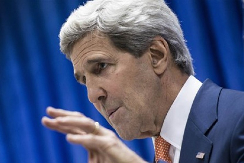 US Secretary of State John F Kerry (file photo)