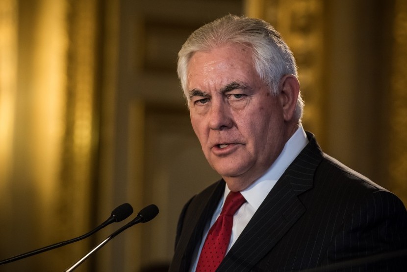 Menteri Luar Negeri Amerika Serikat Rex Tillerson.