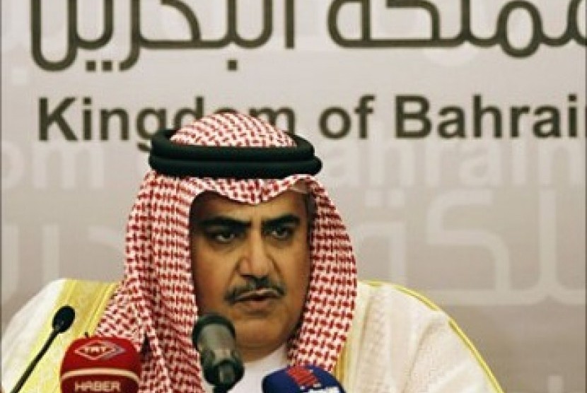  Menteri Luar Negeri Bahrain Syekh Khalid bin Ahmed Al-Khalifa