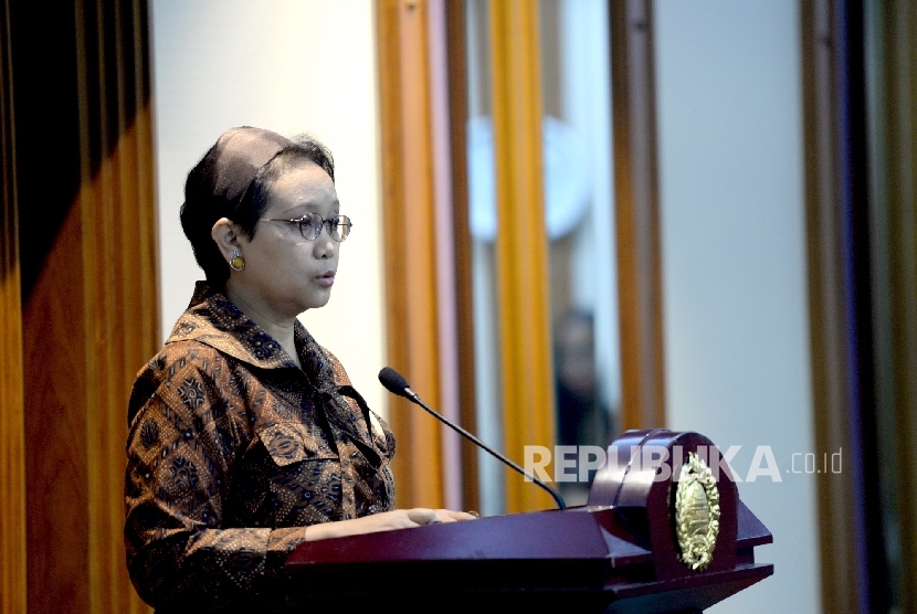 Indonesia's Foreign Affairs Minister Retno Marsudi