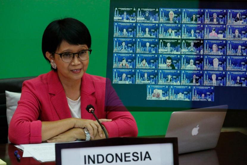 Menteri Luar Negeri Retno Marsudi. Diplomasi Indonesia pada 2021 akan diprioritaskan pada lima hal mendasar. 