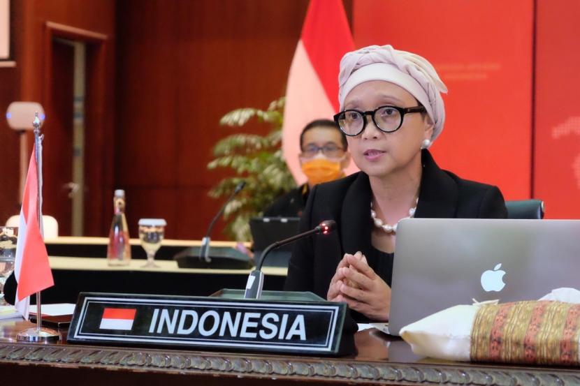 Menteri Luar Negeri RI Retno Marsudi. Kementerian Luar Negeri mendukung upaya BUMN Go Global.