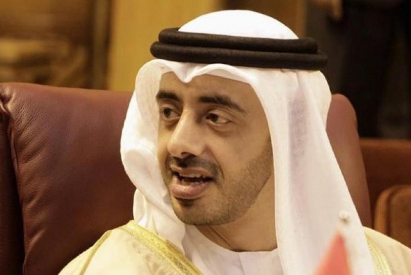 Menteri Luar Negeri Uni Emirat Arab Sheikh Abdullah bin Zayed Al-Nahyan.