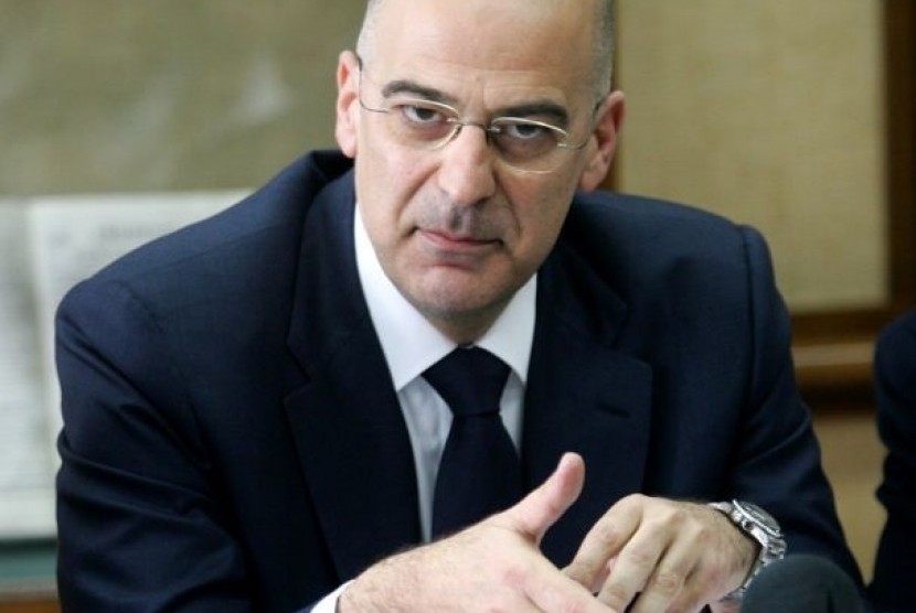 Menteri Luar Negeri Yunani Nikos Dendias.