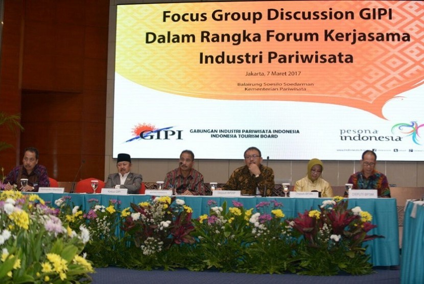Menteri Pariwisata Arief Yahya membuka Focus Group Discussion yang digelar Gabungan Industri Pariwisata Indonesia (GIPI) bertajuk 