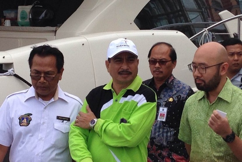 Menteri Pariwisata, Arief Yahya saat blusukan di Batavia Marina, Kamis (13/11)