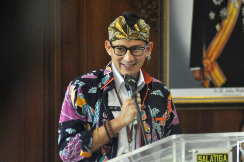 Menteri Pariwisata dan Ekonomi Kreatif (Menparekraf), Sandiaga Salahuddin Uno