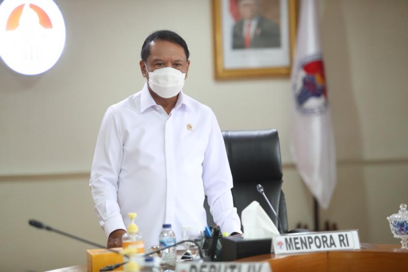 Menteri Pemuda dan Olahraga Republik Indonesia (Menpora RI) Zainudin Amali melakukan rapat kerja (raker) bersama Komisi X DPR secara virtual, Kamis (14/1). Dalam rapat ini, Menpora RI menyampaikan bahwa realisasi anggaran Kemenpora Tahun 2020 mencapai 95,14 persen. 