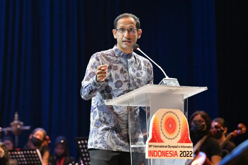 Menteri Pendidikan, Kebudayaan, Riset, dan Teknologi (Mendikbudristek), Nadiem Anwar Makarim.