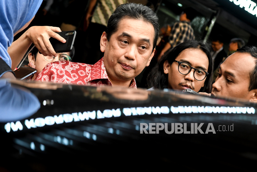 Menteri Perdagangan Agus Suparmanto menjawab pertanyaan wartawan, (ilustrasi).