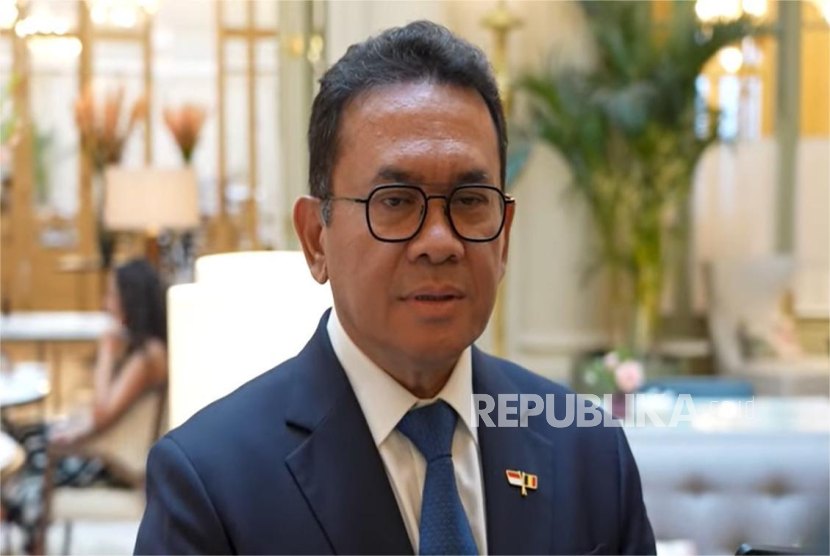 Menteri Perdagangan (Mendag) Budi Santoso di Brussels, Belgia.