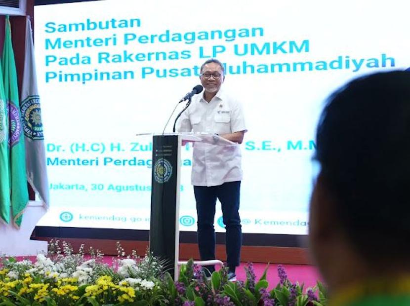 Menteri Perdagangan yang juga Ketum PAN Zulkifli Hasan ingin tokoh Muhammadiyah masuk kabinet mendatang. Foto Zulkifli Hasan.