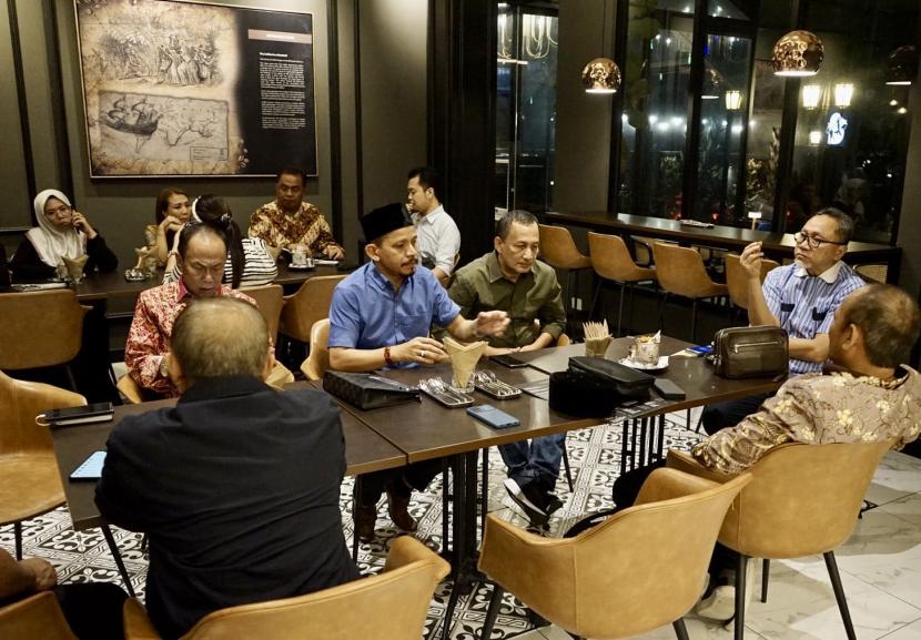 Menteri Perdagangan Zulkifli Hasan saat bertemu dengan diaspora Indonesia di Malaysia, Rabu (7/6/2023).