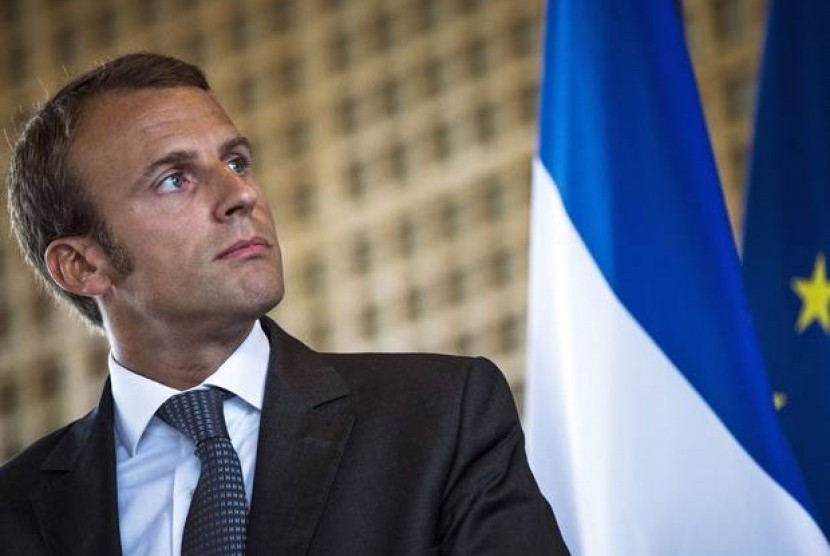 Menteri Perekonomian Prancis Emmanuel Macron