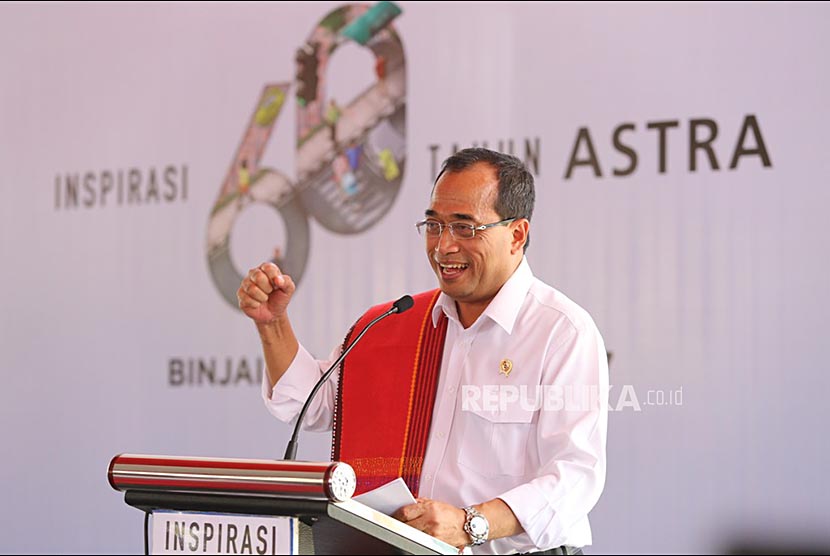 Menteri Perhubungan Republik Indonesia Budi Karya Sumadi 