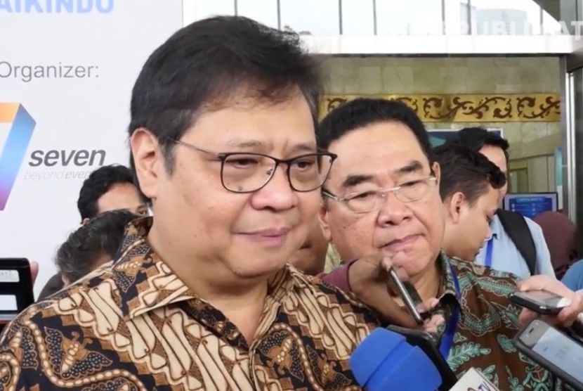Industry Minister Airlangga Hartarto