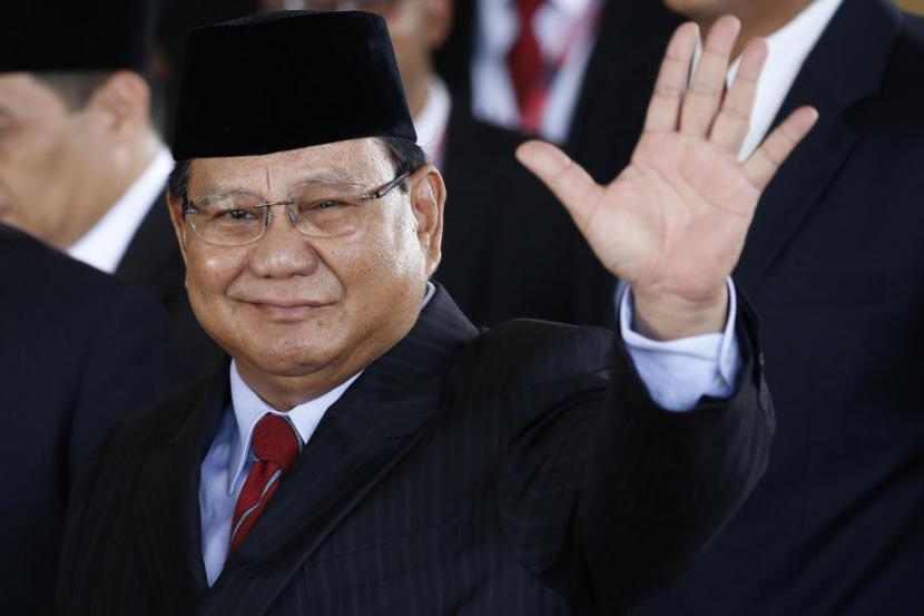 Menteri Pertahanan Indonesia, Prabowo Subianto.