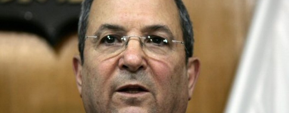 Menteri Pertahanan Israel, Ehud Barak.