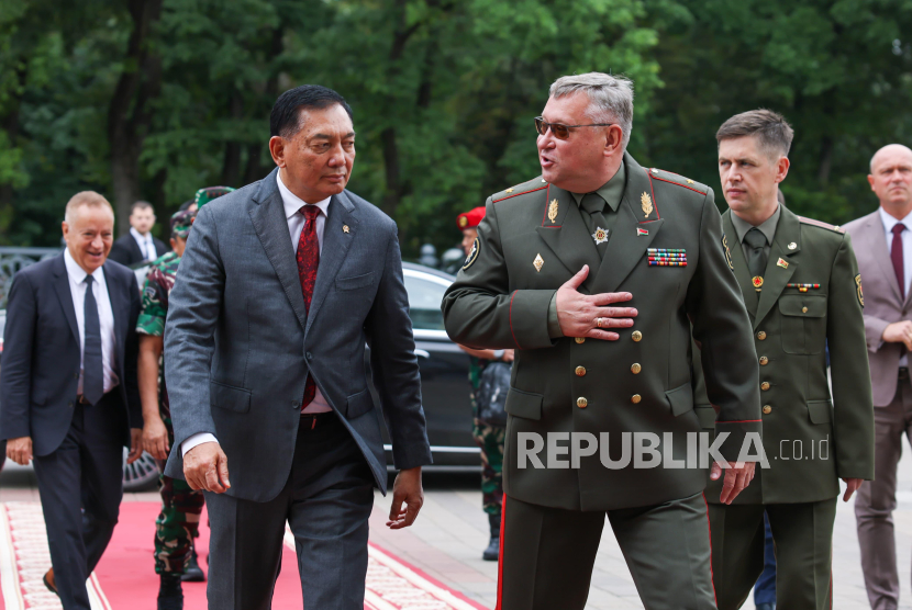 Menhan Sjafrie Bertemu Jenderal Pavel Nikolaevich di Minsk, Belarusia
