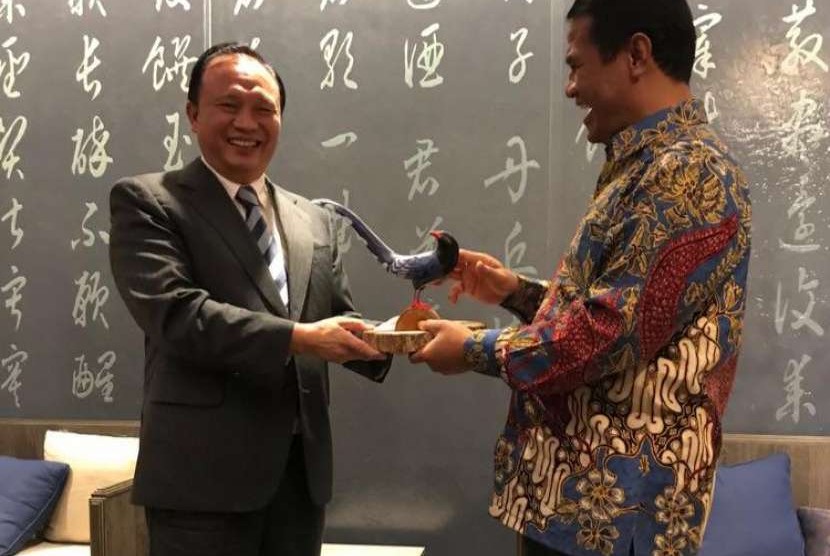 Menteri Pertanian Indonesia, Amran Sulaiman bertemu Menteri Pertanian Taiwan, Mr. Tsung-Hsien Lin, Selasa, (9/10)