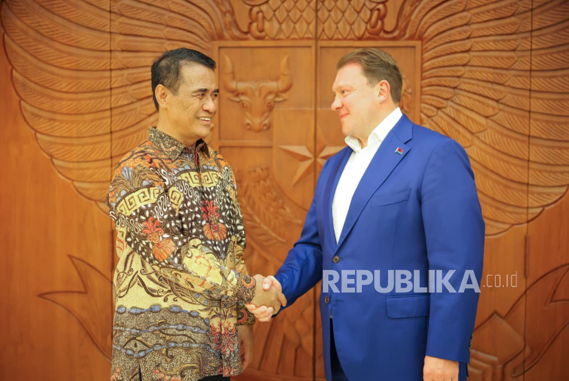 Anak Presiden Belarusia Temui Mentan Amran untuk Investasi Pertanian
