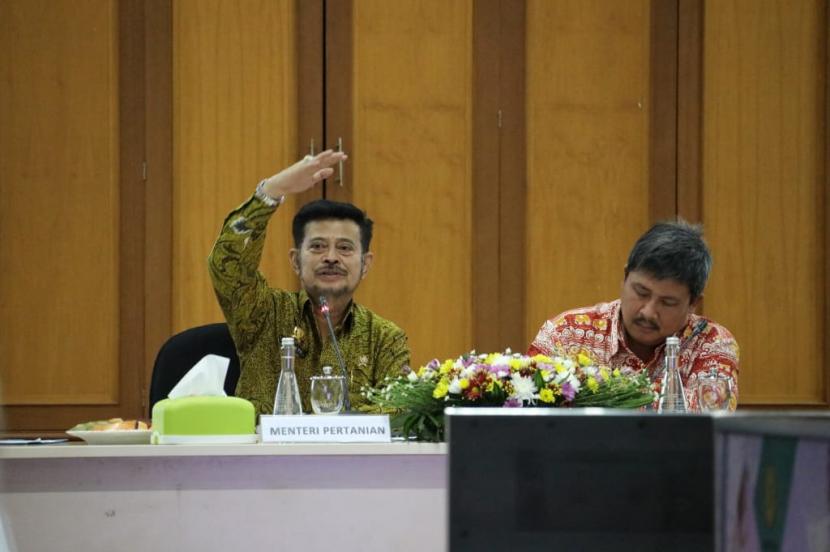 Menteri Pertanian (Mentan) Syahrul Yasin Limpo atau SYL.