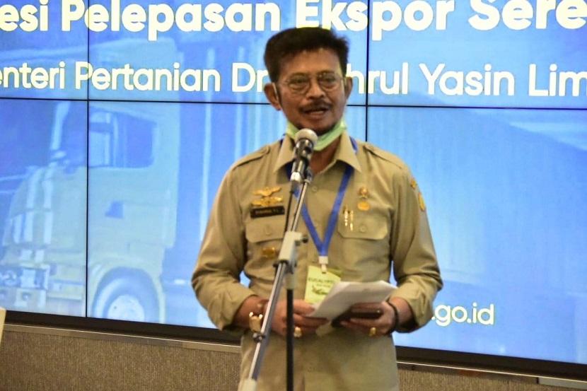 Menteri Pertanian (Mentan) Syahrul Yasin Limpo.