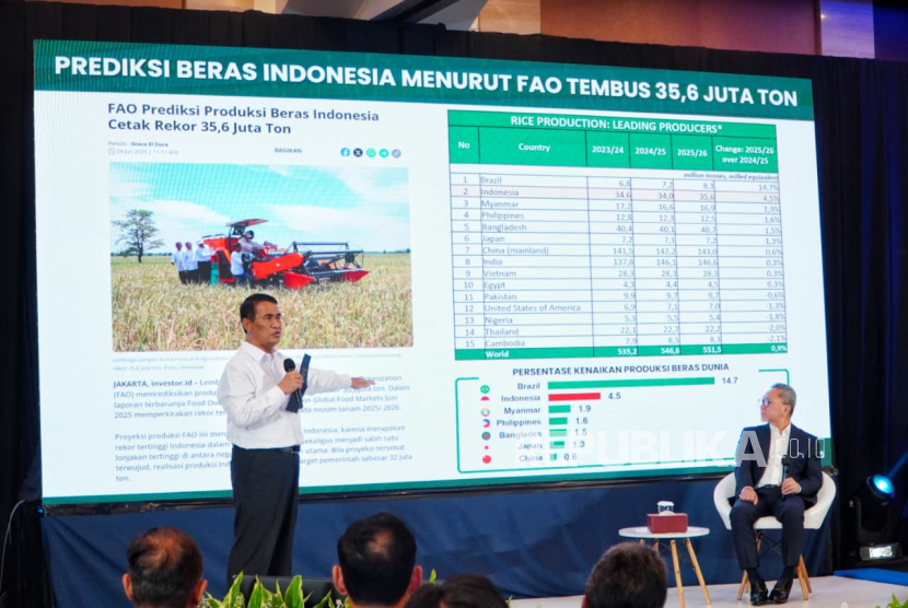 Menteri Pertanian sekaligus Kepala Badan Pangan Nasional Amran Sulaiman.
