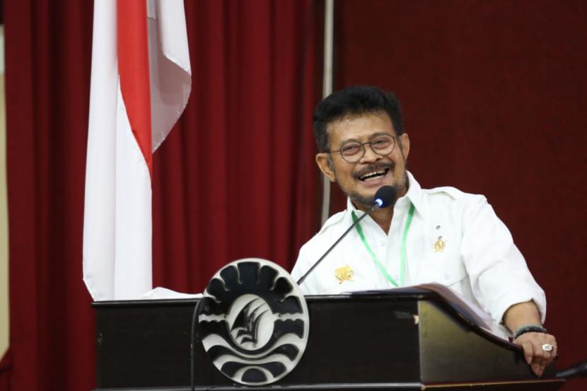 Menteri Pertanian Syahrul Yasin Limpo mengatakan untuk membentuk pemuda kreatif harus dengan teknologi.