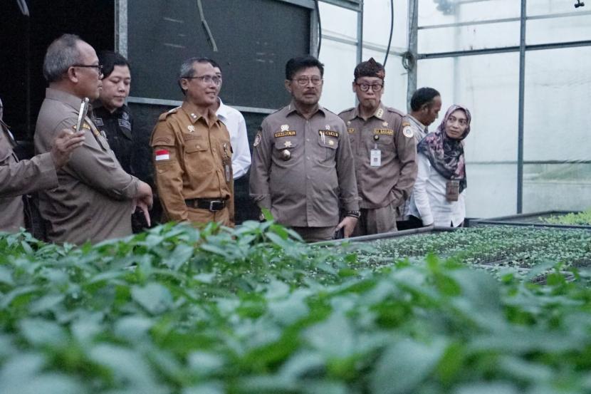 Menteri Pertanian Syahrul Yasin Limpo (Mentan SYL) membuka pelatihan petani dan PPL di Balai Besar Pelatihan Pertanian (BBPP Lembang).