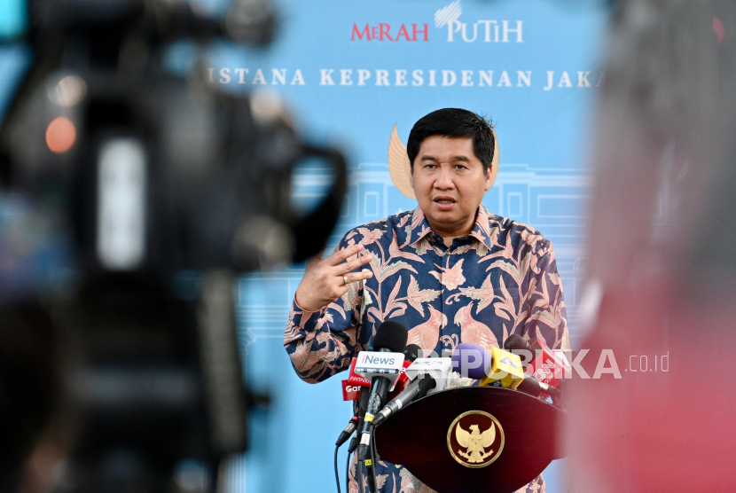 Menteri Perumahan dan Kawasan Permukiman (PKP) Maruarar Sirait di Kompleks Istana Kepresidenan Jakarta, Rabu (30/7/2025).