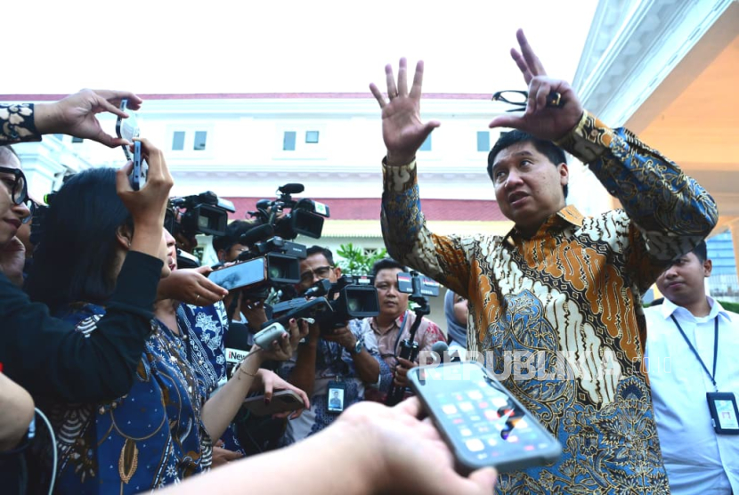 Menteri Perumahan dan Kawasan Permukiman (PKP) Maruarar Sirait di Istana Kepresidenan Jakarta pada Senin (15/9/2025).