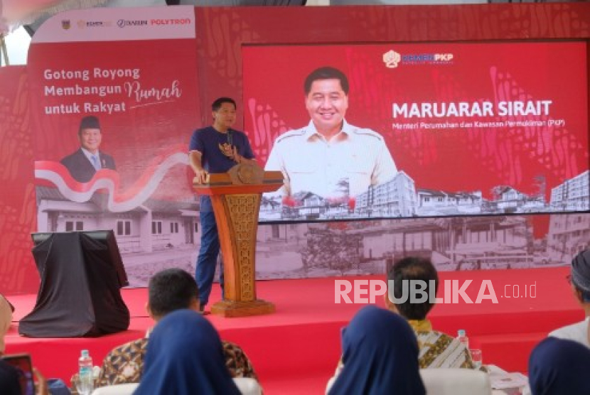 Menteri Perumahan dan Kawasan Permukiman (PKP), Maruarar Sirait. 
