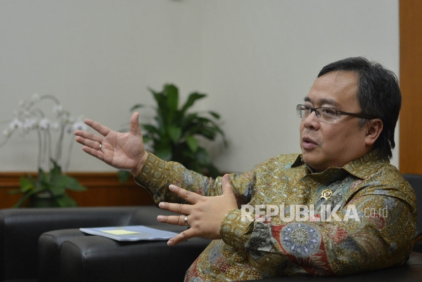  Head of the National Development Planning Agency (Bappenas) Bambang Brodjonegoro