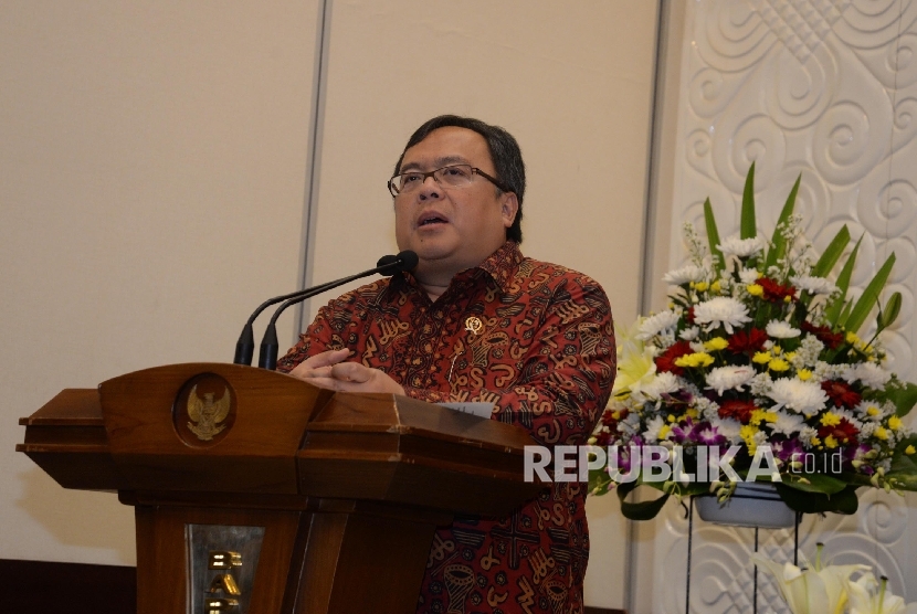The head of Indonesia's National Development Planning Agency (Bappenas), Bambang Brodjonegoro