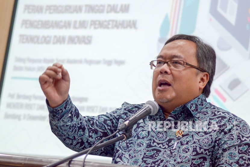 Menteri Riset dan Teknologi Bambang Brodjonegoro mengalokasikan dana untuk hilirisasi riset. Foto Bambang Brodjonegoro (ilustrasi)