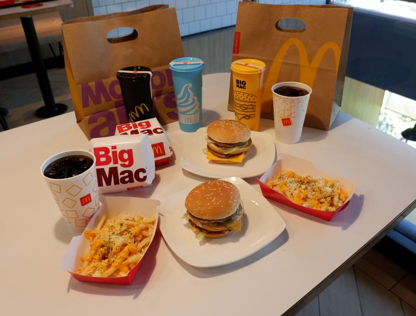 Menu Big Mac Flavor Set dari McDonalds Indonesia. Menurut coach kebugaran, masih ada menu McD yang ramah untuk diet.