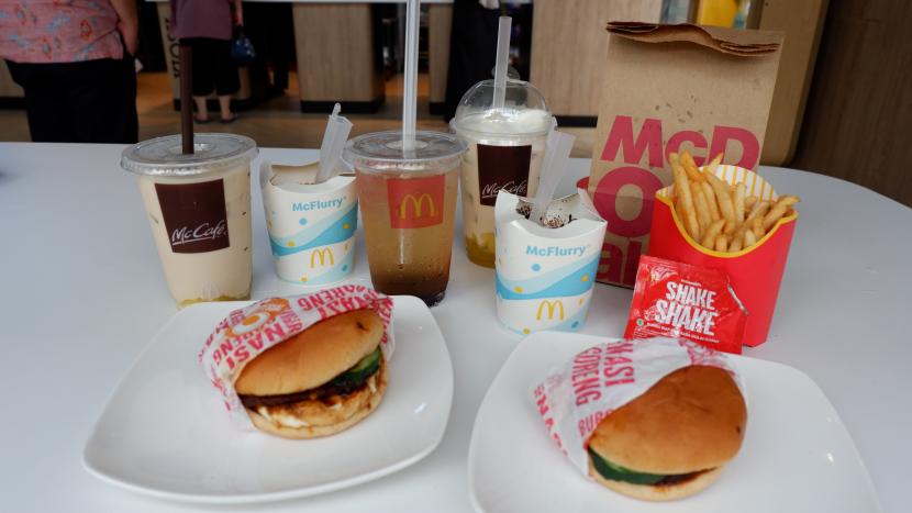 Menu khusus edisi rayakan Kemerdekaan RI dari McDonald