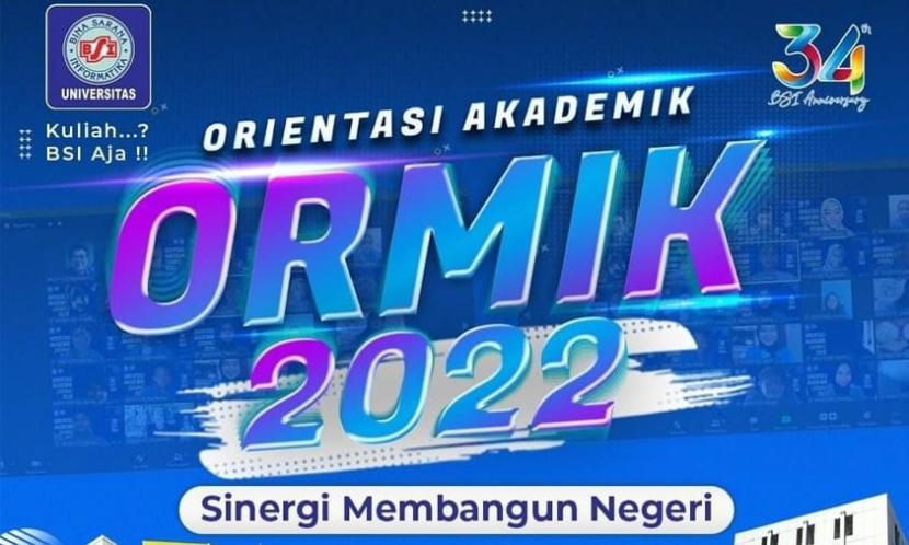 Menyambut kedatangan mahasiswa baru (maba) periode Maret 2022, Universitas BSI (Bina Sarana Informatika) siap gelar kegiatan Orientasi Akademik (ORMIK) 2022. 